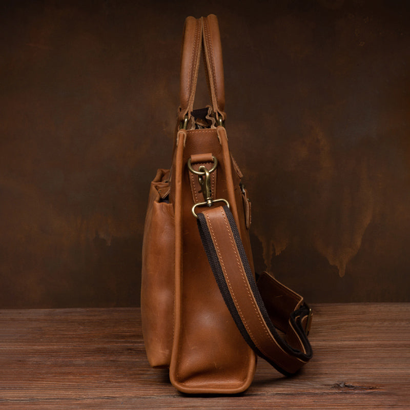 Men's Leather Briefcase – Stylish Office Bag for Professionals & Daily Commute