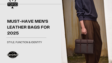 Top 10 Must-Have Men’s Leather Bags for 2025: Style, Function & Identity
