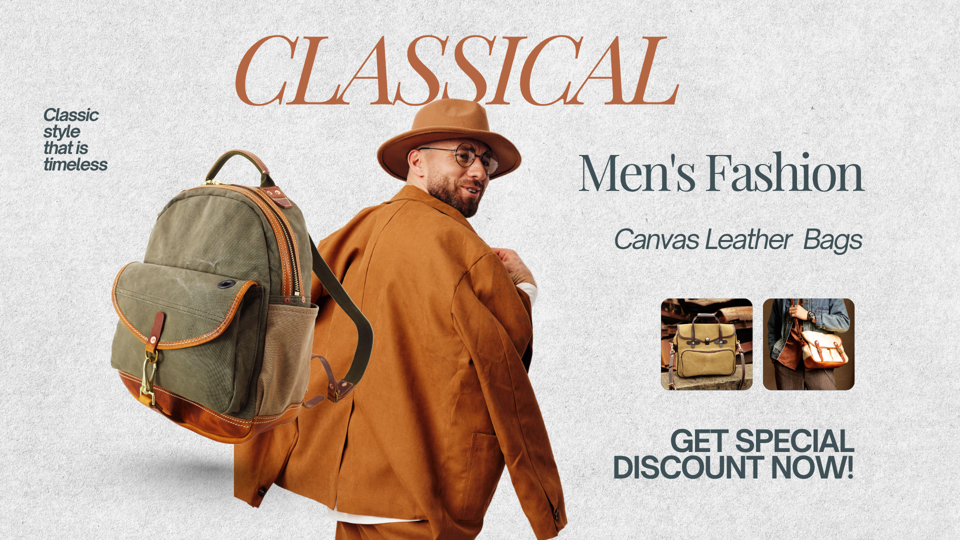 Canvas & Leather Bags for Men: Style, Durability, and Everyday Function