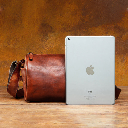 Black Leather Crossbody Bag