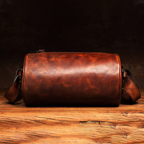 Brown Leather crossbody Bag