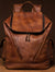 mens leather backpack